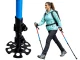 Verk Group Nordic Walking and Trekking Poles with Tips and Bag, Red