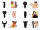 Wireless Massage Gun with LCD Display, 6 Attachments, Case