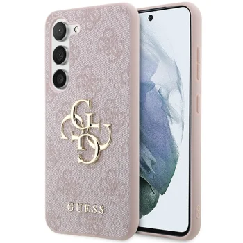 Guess 4G Big Metal Logo case for Samsung Galaxy A55 - pink