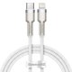 USB-C to Lightning Cable Baseus Cafule 20W 1m White