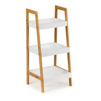 ModernHome 3-Tier Bamboo Shelving Unit, Storage Rack for Bathroom and Bedroom
