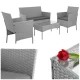 Polyrattan Garden Furniture Set Gardlov 26910, grey