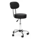 Modernhome BC009-BC Adjustable Swivel Stool with Backrest, Black