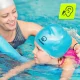 TSUNAMI Kids and Teens Silicone Swim Cap, Blue