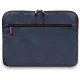 BMW Nylon Pockets & Metal Logo Sleeve 14\" Laptop Bag - Navy Blue