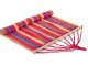 Colorful Garden Hammock with Wooden Frame 200 x 80 cm