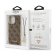 Guess 4G Charms Collection Case for iPhone 13 Pro / 13, Brown