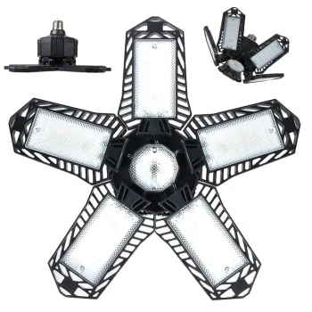 LED Ceiling Folding Workshop Lamp, E27