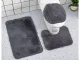 3-Piece Bathroom Rug Set, Anti-Slip, Blue