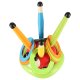 3-in-1 Interactive Game for Kids: Ladybug with Jumping, Target Throwing, and Rocket Launching