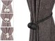 Decorative Clips Holders For Curtains Magnetically Strong, Black