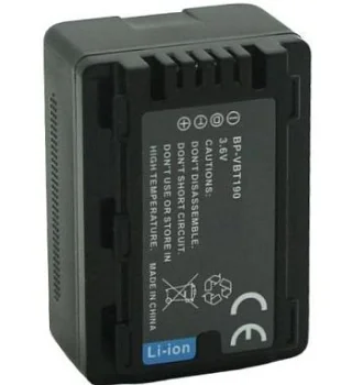 Extra Digital Battery for Panasonic VW-VBT190, 1950mAh