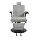 Barber Chair Gabbiano Levi with Hydraulic Lift, Grey