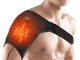 Heated Shoulder Brace with 3 Heating Modes, USB-C, Black