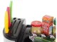 Multifunctional Kitchen Organizer for Cutlery and Spices, White/Black
