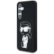 Karl Lagerfeld Silicone Graffiti Ikonik MagSafe Case for Samsung Galaxy S25 Black