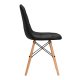 Scandinavian Ergonomic Chair 4Rico QS-185 Eco-Leather, Black