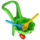 Bērnu Ķerra Ratiņi Konteiners, Zaļš | Kids Wheelbarrow