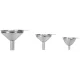Gefu VERSARE Funnel Set, 3-Piece, Stainless Steel