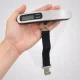 Electronic Luggage Scale with LCD Display, up to 50 kg, Silver / Black