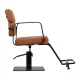 Gabbiano Porto Hairdressing Chair Brown with Black Base