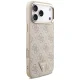 Guess 4G PU Leather MagSafe Case for iPhone 17 Pro Max, Pink
