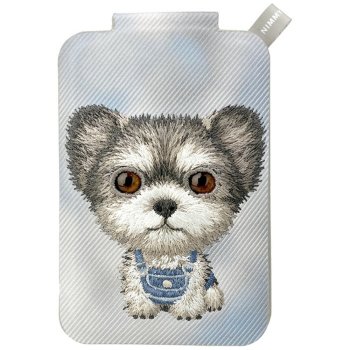 Nimmy New Big-Eye Cute Pets 2.0 Dog Magnetic Wallet with Stand Grey