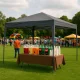 Multigarden 3x3 m Automatic Pop-up Garden Pavilion, Grey