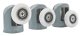 Durvju riteņu komplekts dušas kabīnēm, duškabīnēm 8 gb. | Door wheel set for shower