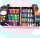 Kids Art Painting Set in Aluminium Case Unicorn, 145 Pieces, Pink