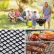 Teflon Mesh Grill Mat, Black, 50x40 cm