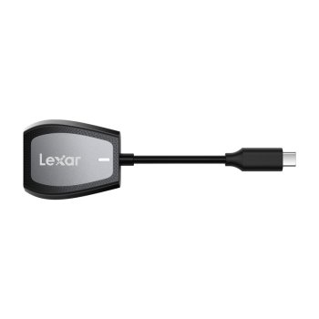 Lexar Dual-Slot SD/microSD Memory Card Reader, USB-C