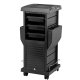 Gabbiano 100C Hairdressing Trolley Black