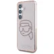 Karl Lagerfeld Rhinestones K. Head Logo Case for Samsung Galaxy S25 Pink