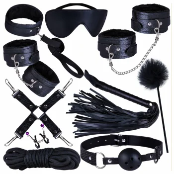 Set of 10 Erotic Accessories
