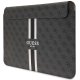 Guess 4G Printed Stripes 14\" Laptop Sleeve, Black