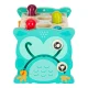 Bibi-inn 8-in-1 Baby Activity Cube with Hammer and Fishing Game, Blue