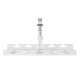 Maclean MC-105 W Under-Desk Cable Organizer, 5kg, White