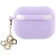 Чехол Guess Silicone 4G Strassed Charm для AirPods Pro 2, Фиолетовый