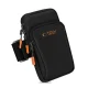 Tech-Protect M7 Universal Sport Armband Case, Black/Orange