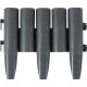 Garden Edging Plonos 7.2 ft No-Dig Landscape Border PL-961, grey