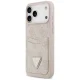 Guess iPhone 17 Pro Max Case 4G Double Card Triangle, Pink