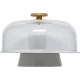 Alessi Mattina BG06 WG Serving Stand Étagère, 31.6 cm, Warm Grey