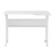 Maclean MC-126 L/W Folding L-Shape Desk, 100x73cm, White