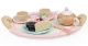 Bakalu Wooden Tea Set with Tray and Sweets, 12 Pieces