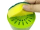Dish Soap Dispenser with Sponge Holder, 500ml, Green