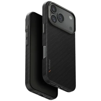 Uniq Keva EDGE Magclick Charging Case for iPhone 17 Pro, Black