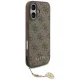 Guess iPhone 17 Case 4G Charms Collection MagSafe, Brown
