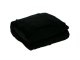 Warm Fleece Blanket with Sleeves, 138x180 cm, Black