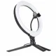 10\" LED RGB Ring Light with Tripod, Phone Holder, and Remote